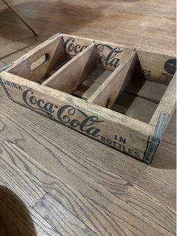 Antique Wood Coca-Cola crates boxes collecters items(plus many others)