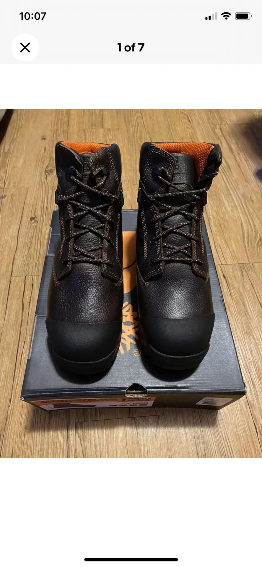 Timberland PRO Mens Helix Brown Work & Safety Boots Size 10.5 