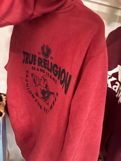 True religion zip up hoodie large