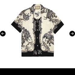 Gucci Men’s Satin Shirt Size medium 