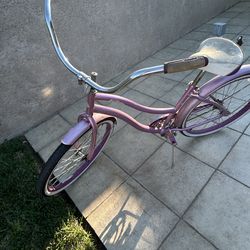 Pink beach bike Barbie theme