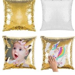 Personalized Sequin Pillow CASE