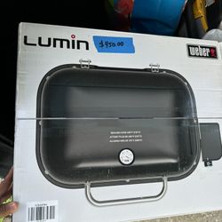 Weber Lumin Electric Grill Black