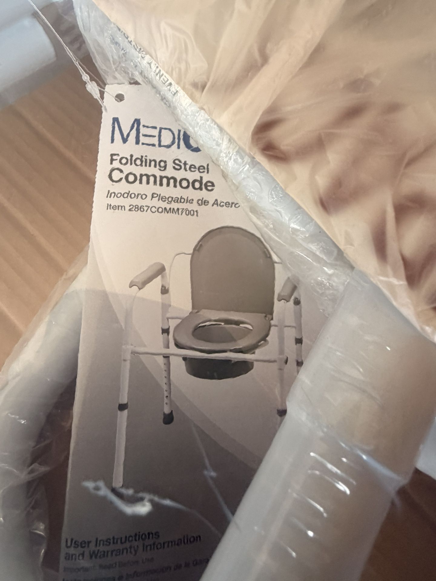 Foldable Steel Cammode