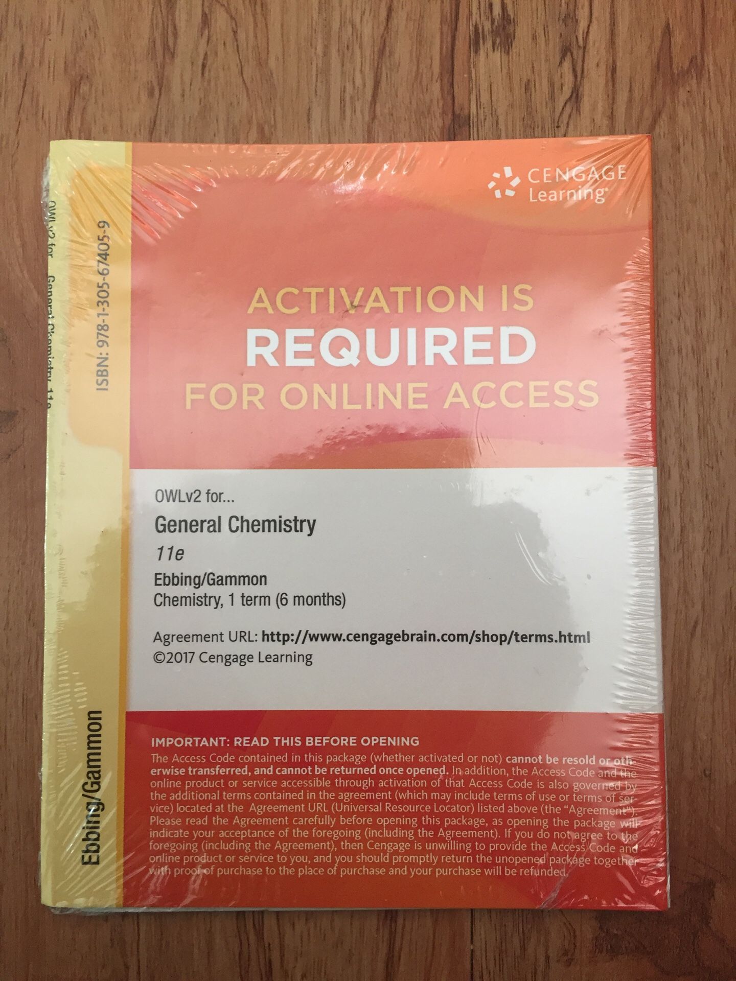 Cengage Learning General Chemistry 11e