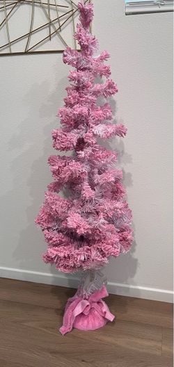 4ft pink Christmas tree