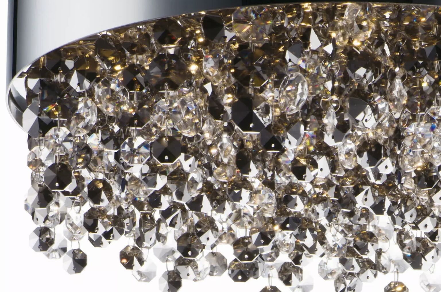 Mystic LED crystal ceiling light , originally 550 new ,