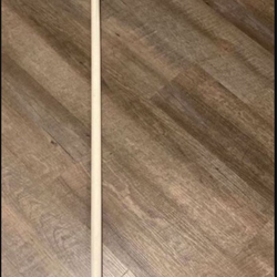 Linen Shower Curtain Complete With Rod And Hooks