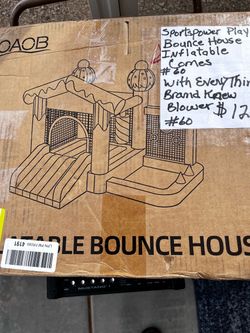 Sportspower Inflatable Bounce House with Blower