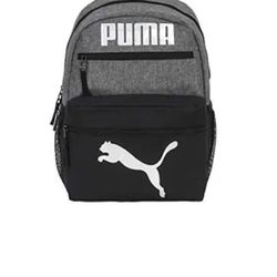 New Puma Black Grey Silver Backpack