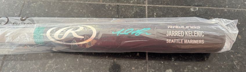 Jarred Kelenic Autographed Bat