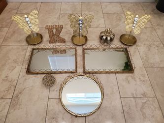 3 charolas con espero y accesorios