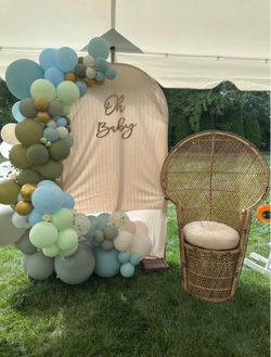 Wicker Boho chair
