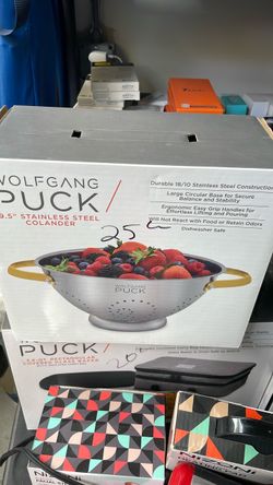 Wolfgang Puck 9.5" Stainless Steel Colander