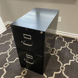 HON Vertical Letter Filing Cabinet  Black Commercial 25x15x29