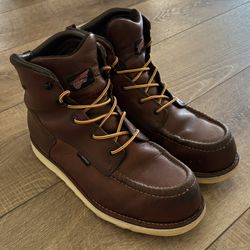 red wing size 11.5 waterproof safety toe work boots