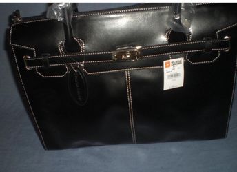 Wilson leather messenger bag 16 x 12.5 x 4.5