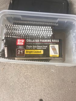 Grip Rite collated framing nails