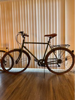 Retrospec Olive Green 7-Speed Bike (and U-Lock)