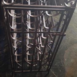 Cast Iron Wine Rack 40$