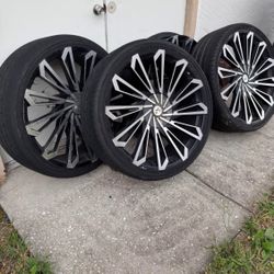 26 In’ Starr Rims “Universal” 5 Or 6 Lug!