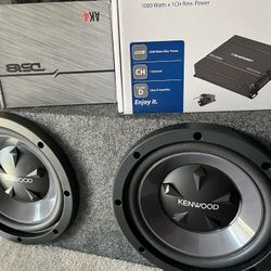 New Kenwood 12 Dual Subwoofer 🔊 Package 