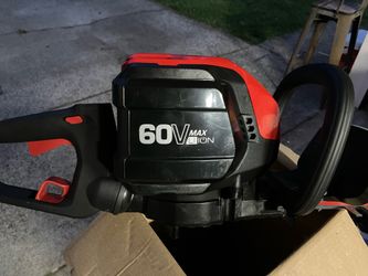 Snapper 60v hedge trimmer and charger (no battery)