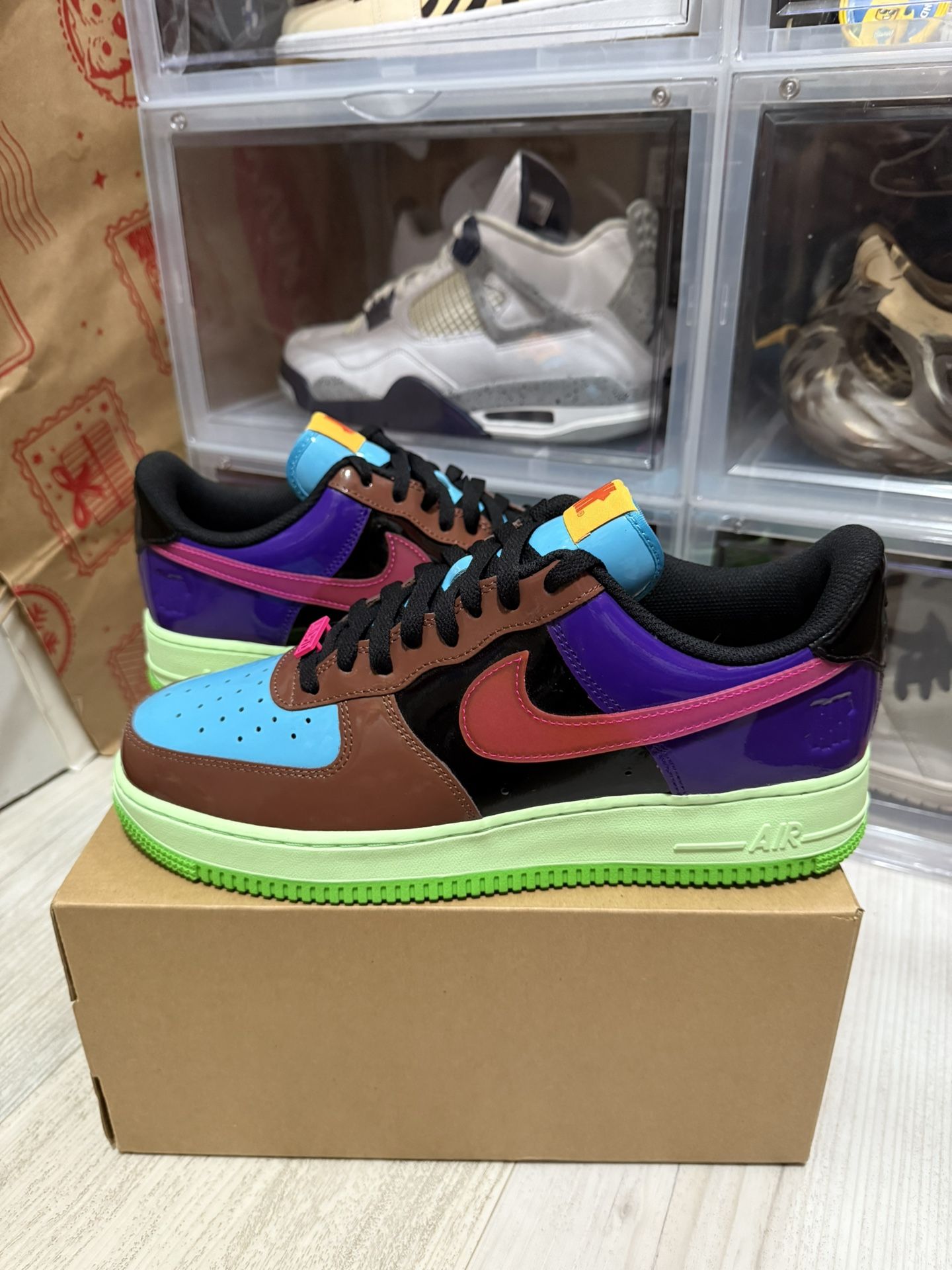 Nike Air Force 1 Low Undefeated Patent Pink Prime