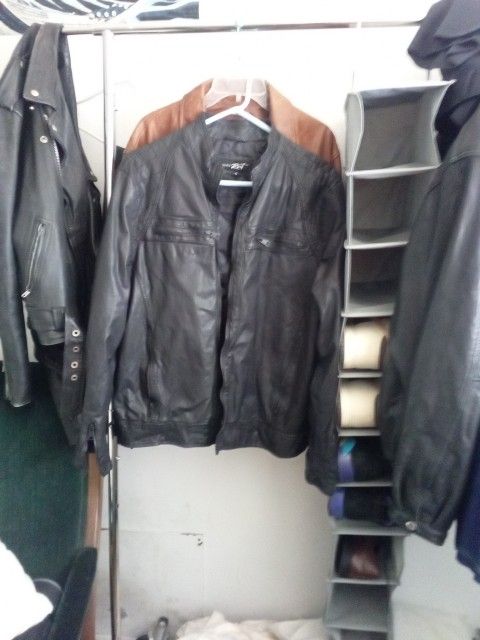 Leather Jacket Black Rivet