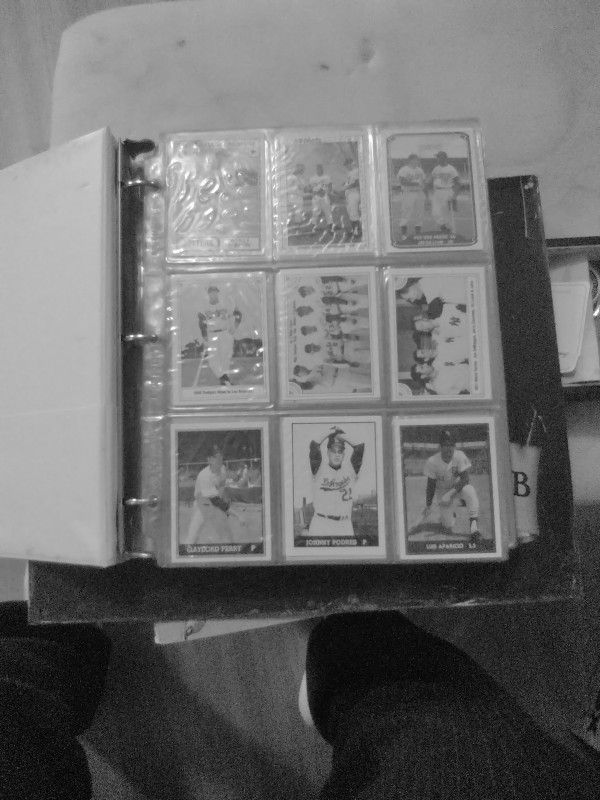 Book Full Of Baseball Cards
