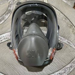 Full Face Gas Mask Full Facepiece Reusable Respirator 6900 Size Large like new