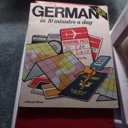 Learning German.  German In 10 Minutes A Day 132 Pages, Sunset Series.  Cash Porch Pickup Redmond 
