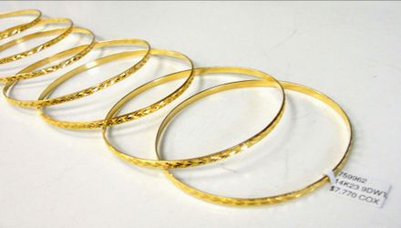 14K SEMANARIO 7-DAY BRACELET ON SALE AT HALF PRICE!
