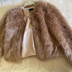 Pink faux fur Jacket 