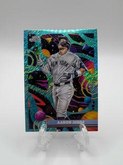 2025 Cosmic Chrome - Aaron Judge #185 Aqua Equinox Refractor /199 (C)