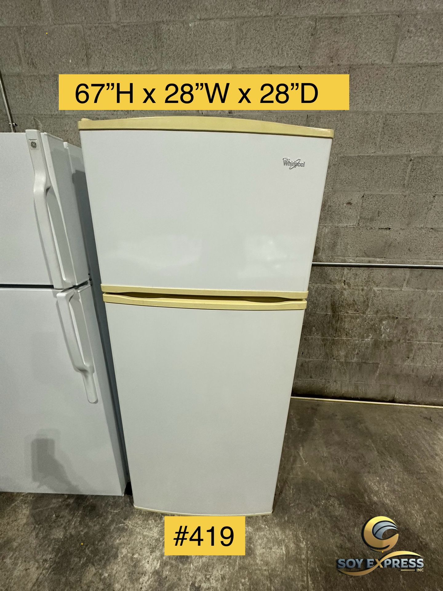 Whirlpool Refrigerator Top And Bottom (#419)