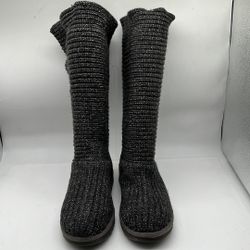 Uggs classic Cardy button 1876 sweater knit winter fall boots shoes size 7 