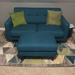Couch with Ottoman