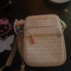 Pink Michael Kors Pullover Shoulder Bag Limited Edition 