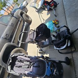 BABY LOT - High Chair, Baby Soothing Chair, 2 Strollers, Car Seat, Toys