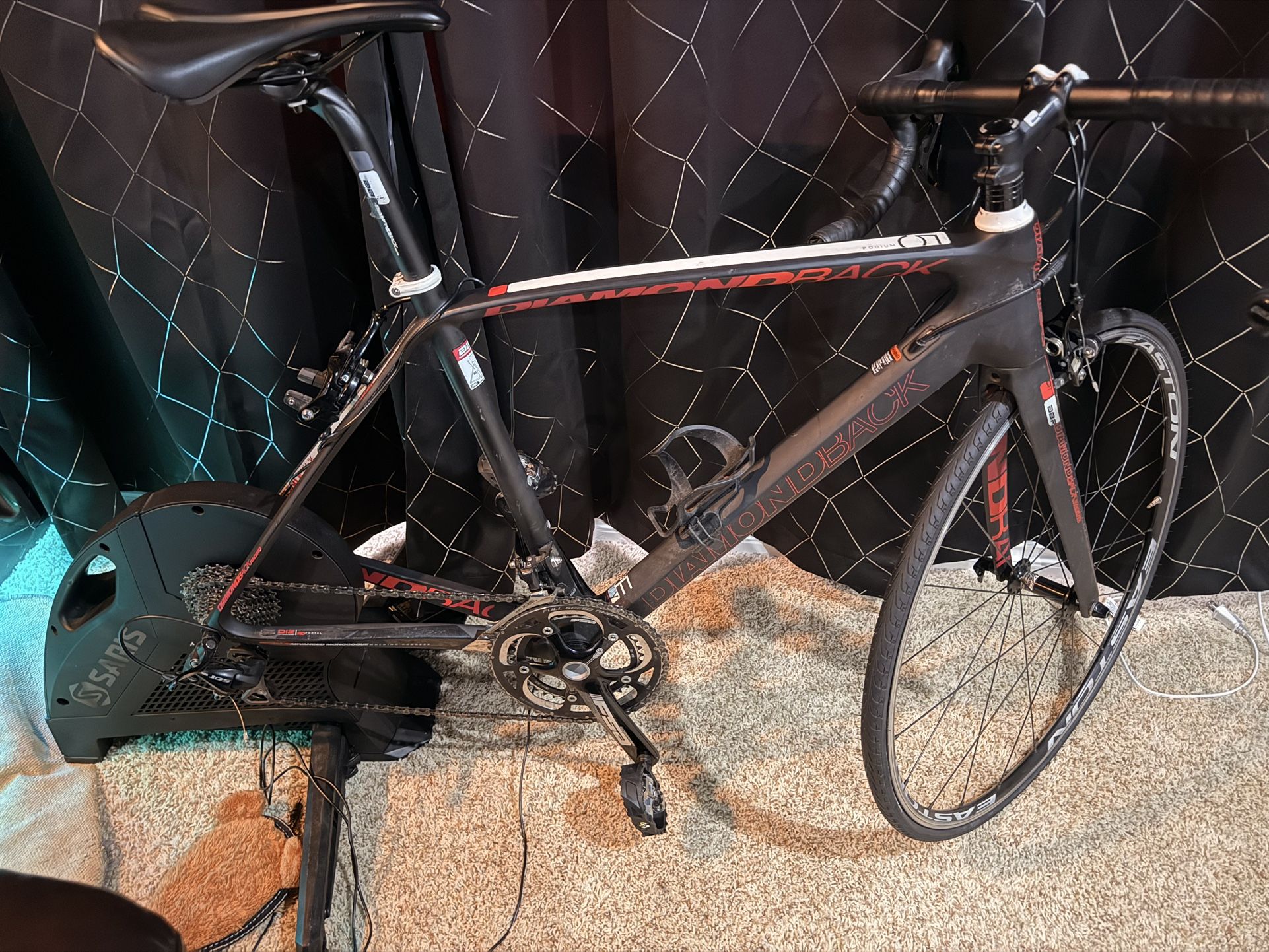Saris Bike Trainer And/or Diamond Carbon Size 54 Bike