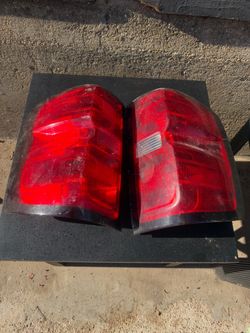2015 Chevy Silverado Pair of Red Tail Lights