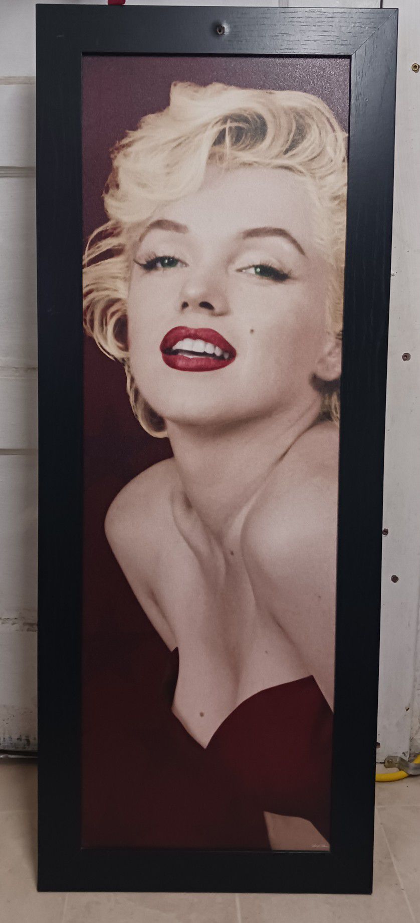 Marilyn Monroe Black Wood Framed Poster 