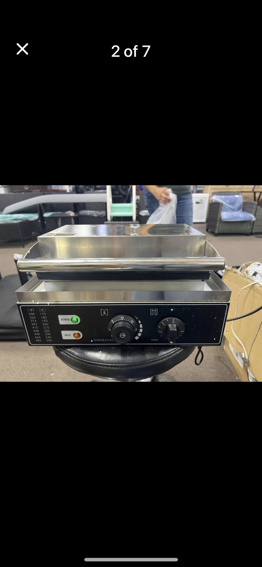 Comercial electric churro maker machine