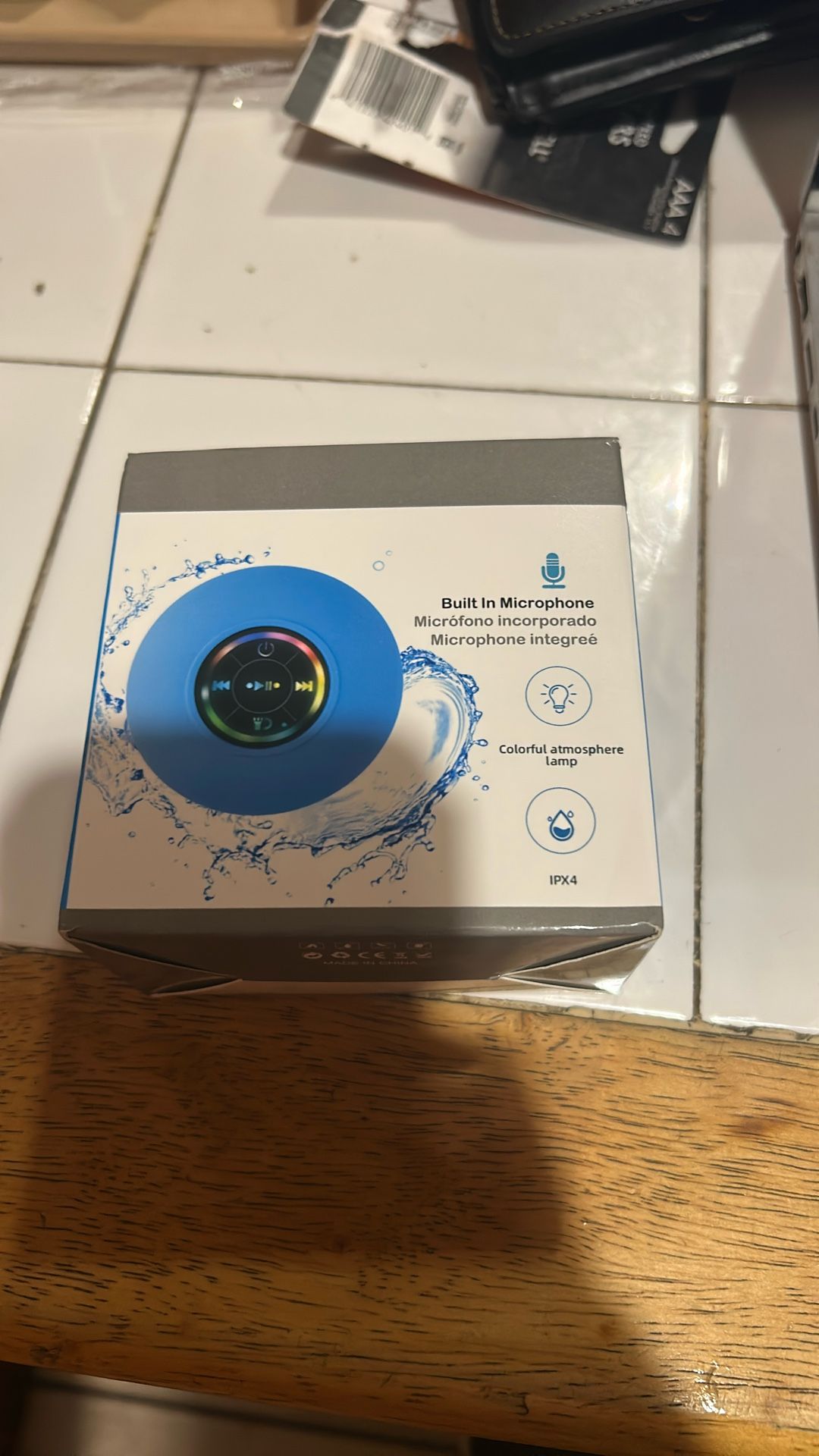 Speaker Shower/Water Resistant In The Shower Built In Bluetooth