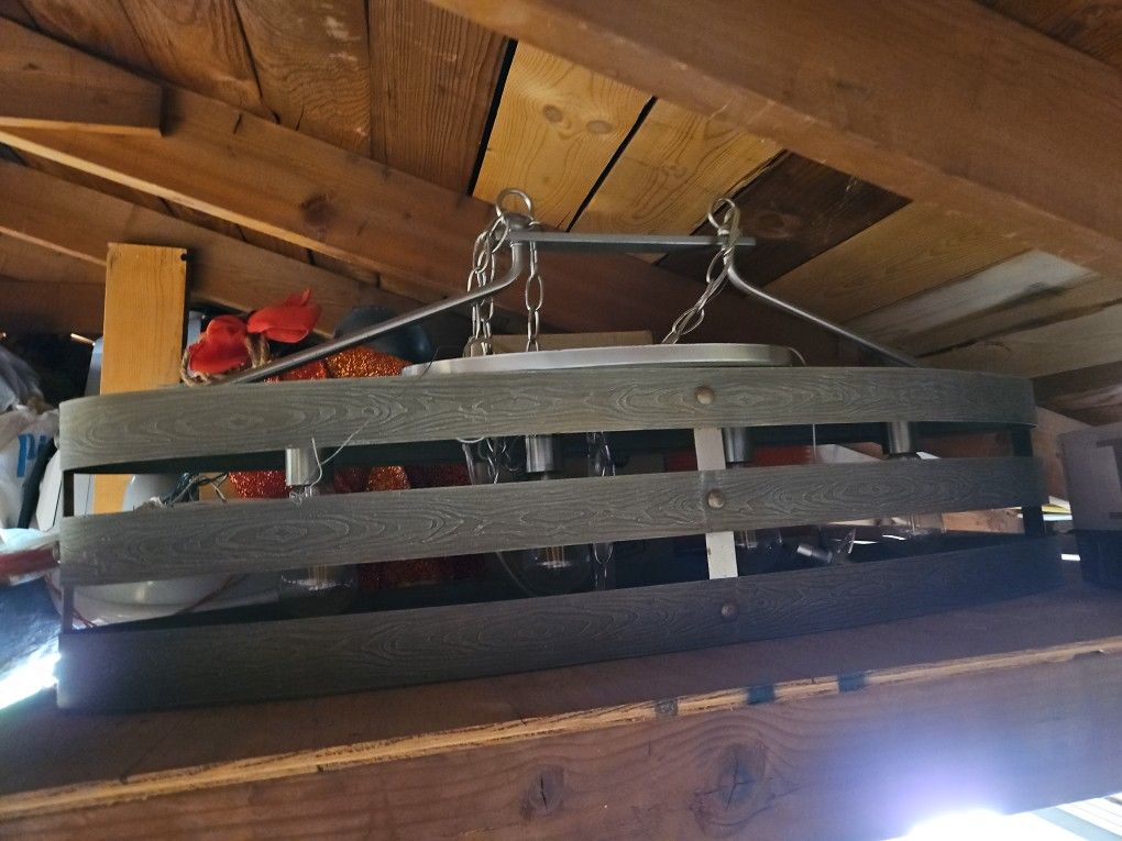 hanging gray metal light whit chain home depot cost over $300