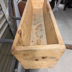 Solid Wood Planter Flowers Or Herb Garden