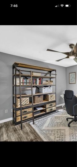 Industrial book case