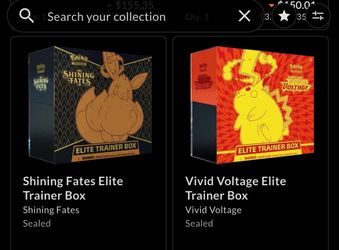 Pokemon ETBs: Shining Fates & Vivid Voltage
