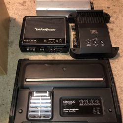 Lot Of 4 Car Amplifier 